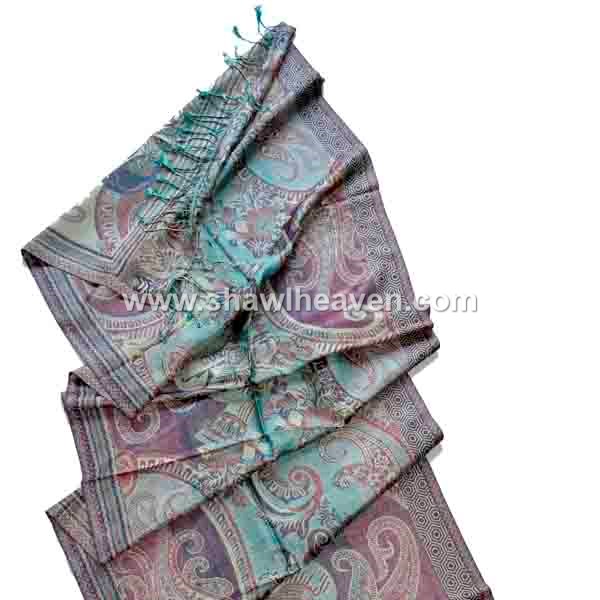 multiwarp silk neck wrap scarf, tri star overseas